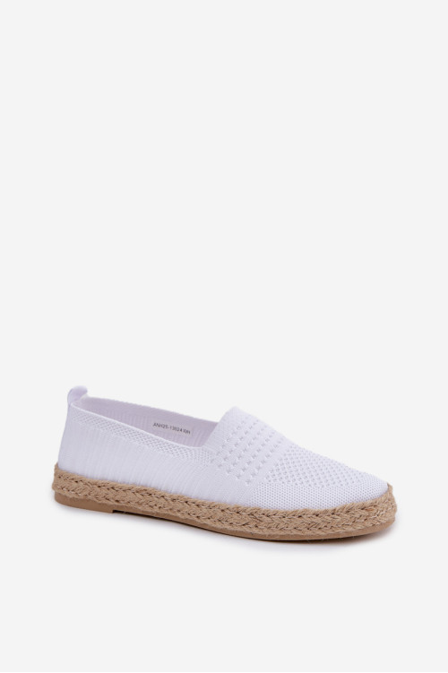 Moteriškos espadrilės su pynėmis Vinceza 13624 Balta