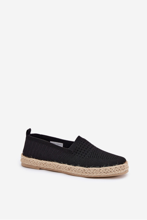 Moteriškos espadrilės su pynėmis Vinceza 13624 Juoda