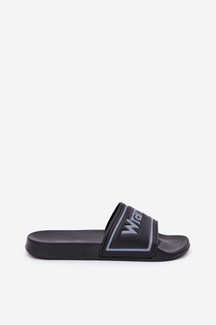 Vyriškos šlepetės WRANGLER AVERELL SLIDER MEN LOW 20251042.25Y juodos