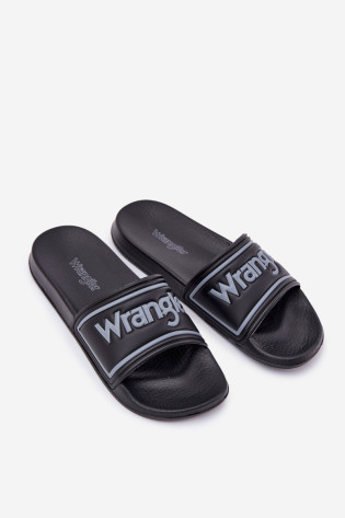 Vyriškos šlepetės WRANGLER AVERELL SLIDER MEN LOW 20251042.25Y juodos 2