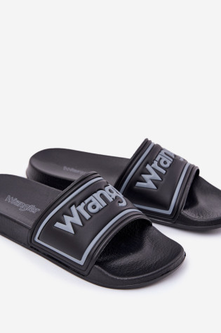 Vyriškos šlepetės WRANGLER AVERELL SLIDER MEN LOW 20251042.25Y juodos