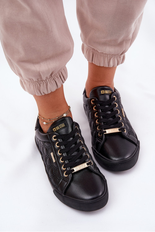 Moteriški sportbačiai Eco Leather Big Star RR274323 Juodi