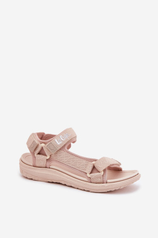 Lee Cooper LCW-25-34-3560 moteriškos lipnios spalvos sandalai smėlio spalvos 2
