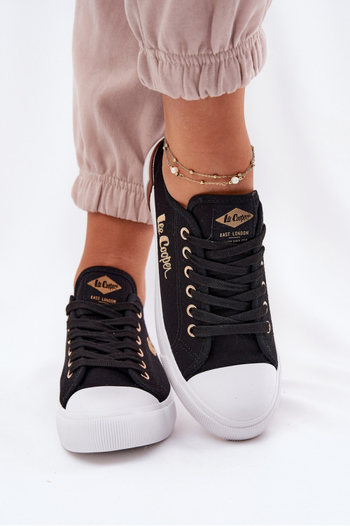 Lee Cooper moteriški drobiniai sportbačiai LCW-25-31-3427L juodi