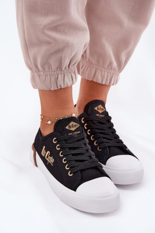 Lee Cooper moteriški drobiniai sportbačiai LCW-25-31-3427L juodi