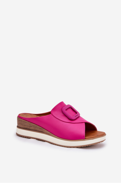 Moteriški odiniai sandalai su pleištais Artiker 56C2147 Fuchsia