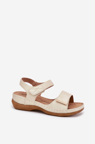 Patogūs Velcro moteriški sandalai auksiniai Iphiope 2