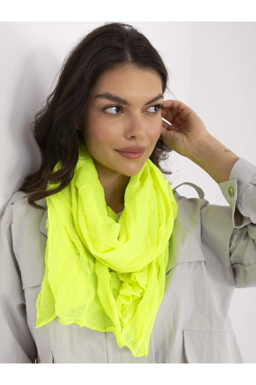 Šalikas, fluo geltonas