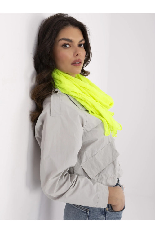Šalikas, fluo geltonas