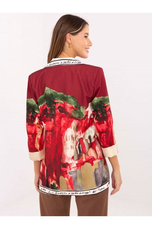 Tamsiai mėlyna, bordo