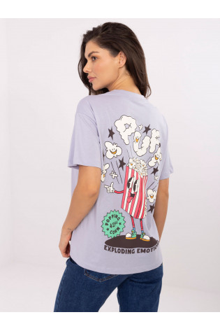 Marškinėliai, šviesiai violetiniai