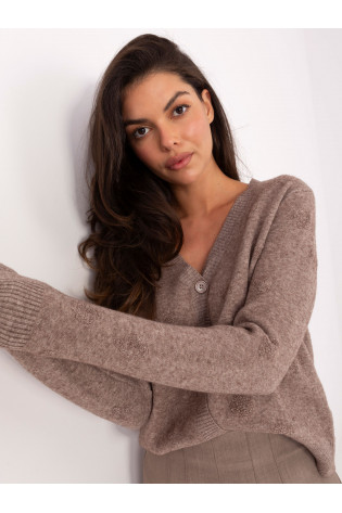 Megztinis, tamsiai smėlio spalvos