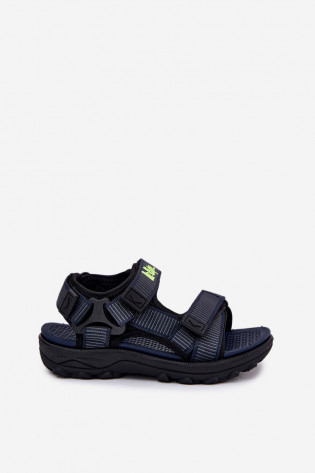 Lee Cooper vaikiškos basutės LCW-25-34-3569K tamsiai mėlynos