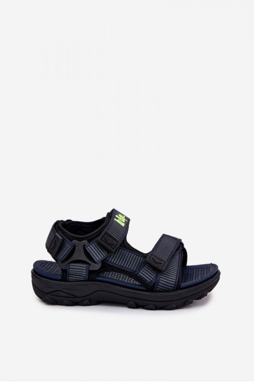Lee Cooper vaikiškos basutės LCW-25-34-3569K tamsiai mėlynos