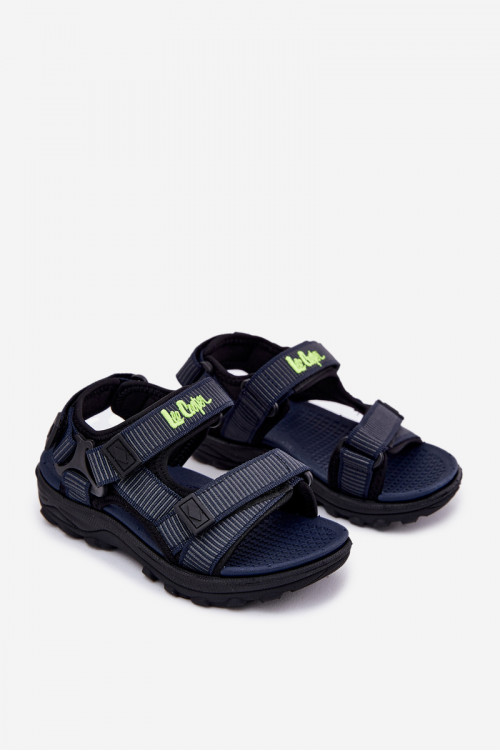 Lee Cooper vaikiškos basutės LCW-25-34-3569K tamsiai mėlynos
