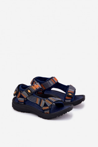 Lee Cooper vaikiškos basutės LCW-25-34-3571K tamsiai mėlynos 2