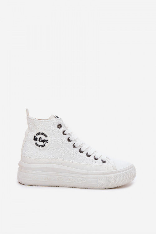 Lee Cooper moteriški sportbačiai su platforma LCW-25-44-3209L balti