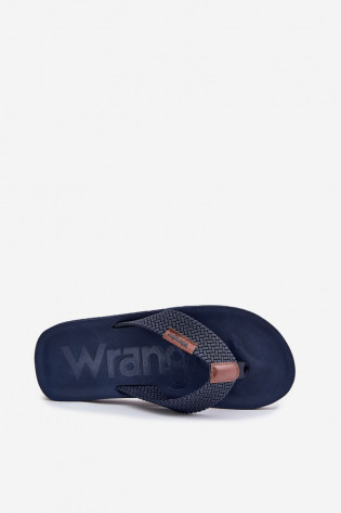 WRANGLER ZANE VYRIŠKI ŽEMI ŠLEPETĖS 20251044.24H Tamsiai mėlynos