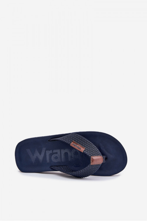 WRANGLER ZANE VYRIŠKI ŽEMI ŠLEPETĖS 20251044.24H Tamsiai mėlynos