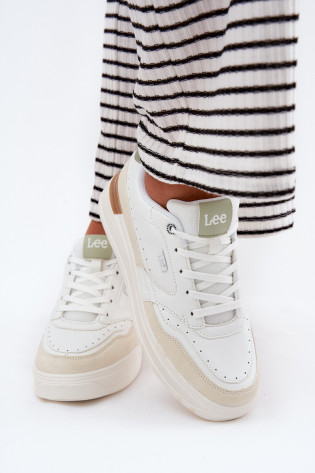 Moteriški platforminiai sportbačiai LEE EMMA WOMEN LOW 50251014.04L smėlio spalvos