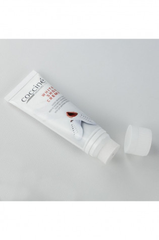 COCCINE WHITE SHOE CREAM Maitinamasis batų priežiūros kremas 75 ml 2