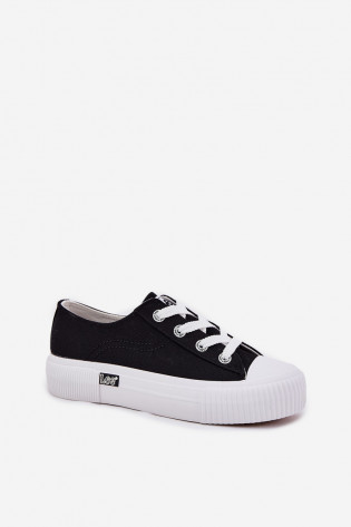 Moteriški platforminiai sportbačiai LEE ISLA C WOMEN LOW 50251001 Juodi 2