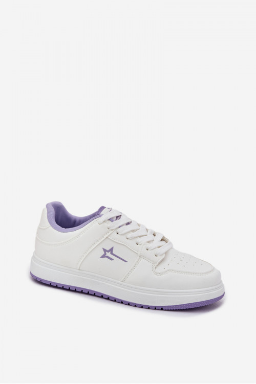 „Big Star RR274A245 HI-POLY SYSTEM“ moteriški sportbačiai, balti ir violetiniai