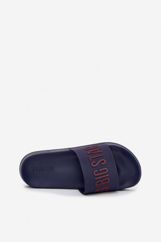 „Big Star“ vyriškos šlepetės SS174361 tamsiai mėlynos