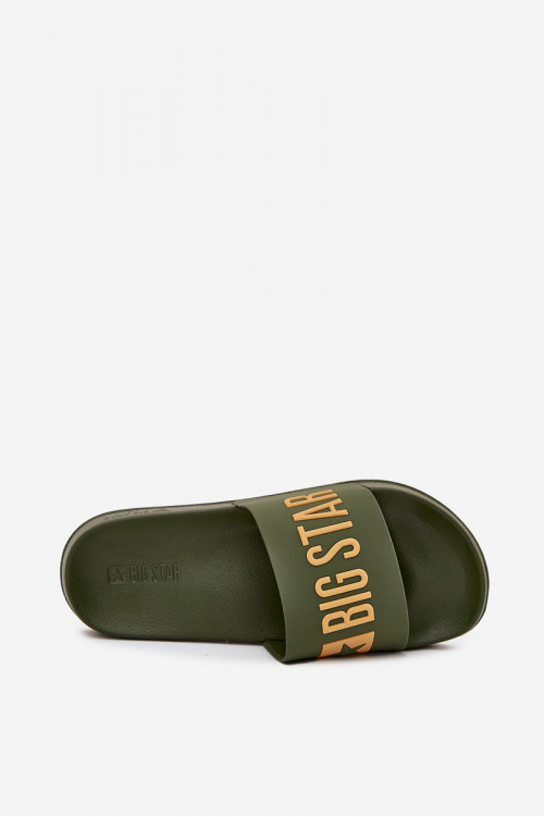 Vyriškos „Big Star“ šlepetės SS174360 žalios