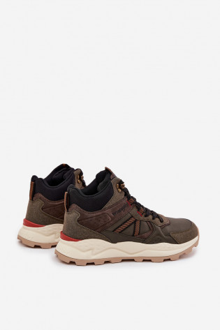 WRANGLER WEST MEN MID 20253027 vyriški žygio batai tamsiai žali