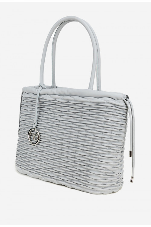NOBO BAG5940-M19 pilkas pirkinių krepšys