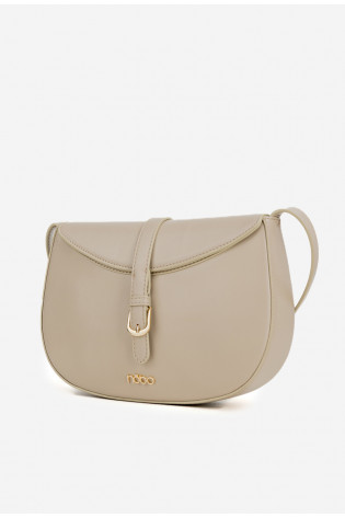 NOBO BAG5780-M15 smėlio spalvos krepšys per petį