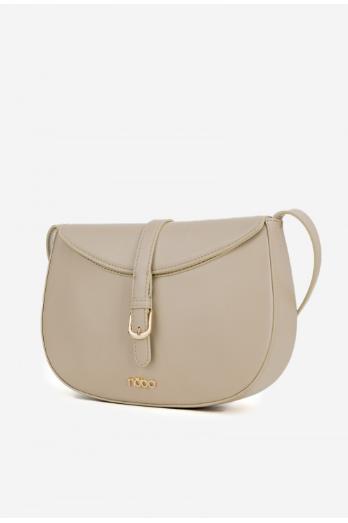 NOBO BAG5780-M15 smėlio spalvos krepšys per petį