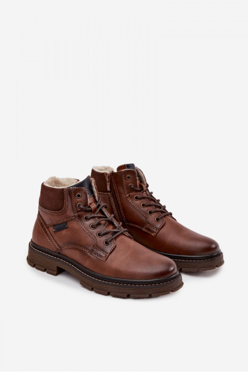 Vyriški izoliuoti žygio batai Wrangler 20253034.JCU rudi