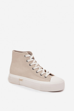 Moteriški platforminiai sportbačiai LEE 50253002.35E ISLA WOMEN MID smėlio spalvos 2