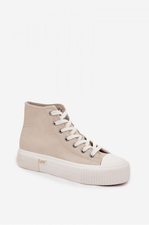 Moteriški platforminiai sportbačiai LEE 50253002.35E ISLA WOMEN MID smėlio spalvos