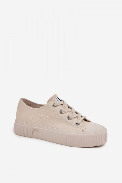 Moteriški platforminiai sportbačiai LEE ISLA C WOMEN LOW 50253001.35E smėlio spalvos