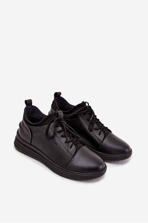 Lee Cooper vyriški odiniai žemakulniai batai LCJ-26-33-3964 juodi