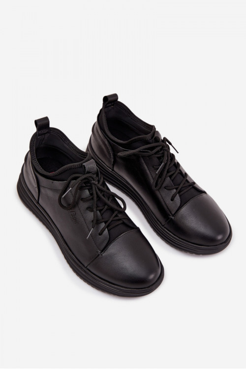 Lee Cooper vyriški odiniai žemakulniai batai LCJ-26-33-3964 juodi