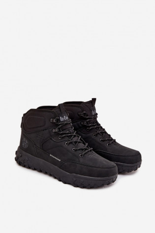 Lee Cooper LCJ-25-01-3725 vyriški žieminiai batai su izoliacija, juodi 2