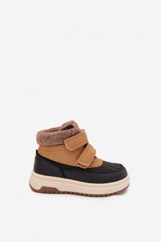 Darlene Camel Velcro vaikiški sniego batai