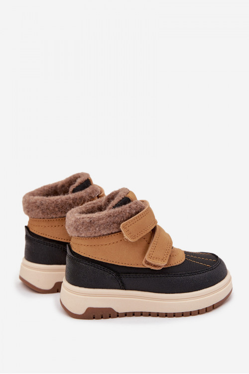 Darlene Camel Velcro vaikiški sniego batai