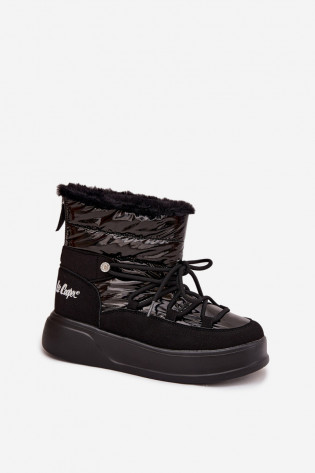 Lee Cooper moteriški platforminiai sniego batai LCJ-25-03-3814 juodi 2