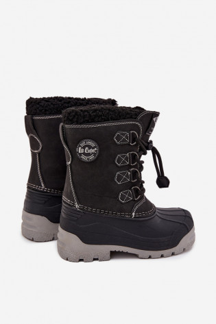 Lee Cooper berniukiški sniego batai LCJ-25-44-3943K juodi