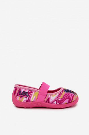 Balerinos šlepetės mergaitėms LOL SURPRISE Pink Janeline