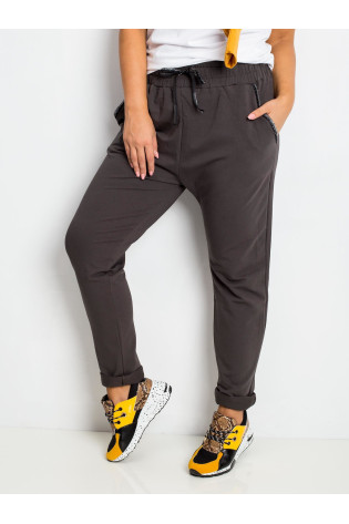 Sportinės Plus Size kelnės Chaki