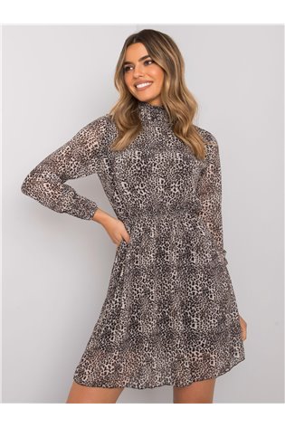 Leopardo suknelė su raštais