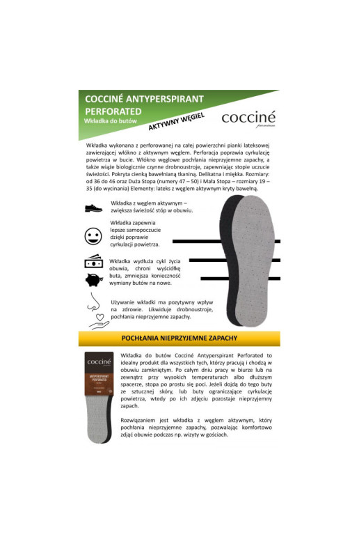 Vidpadžiai „Coccine“ nuo prakaito 3
