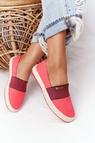 Espadrilės ant pinto pado Didelė žvaigždė HH274478 Raudona 2