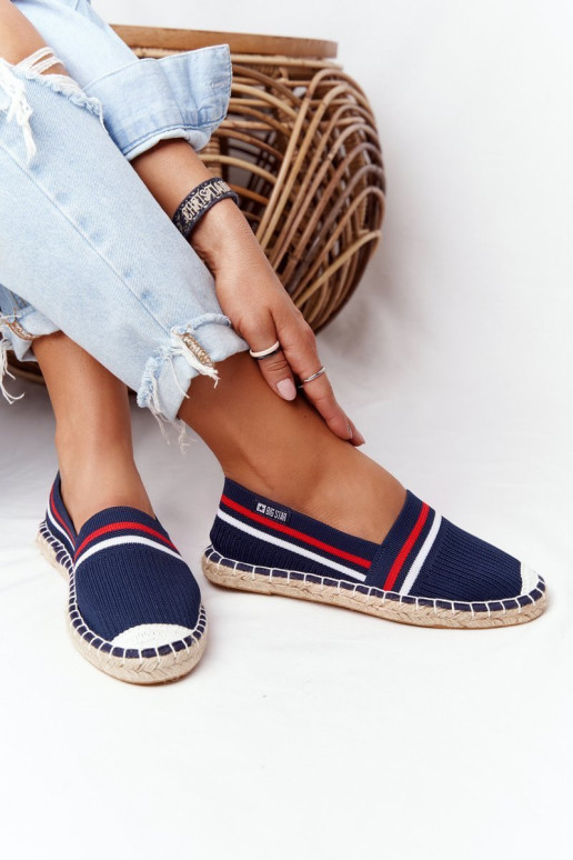 Espadrilės ant pinto pado didelė žvaigždė...